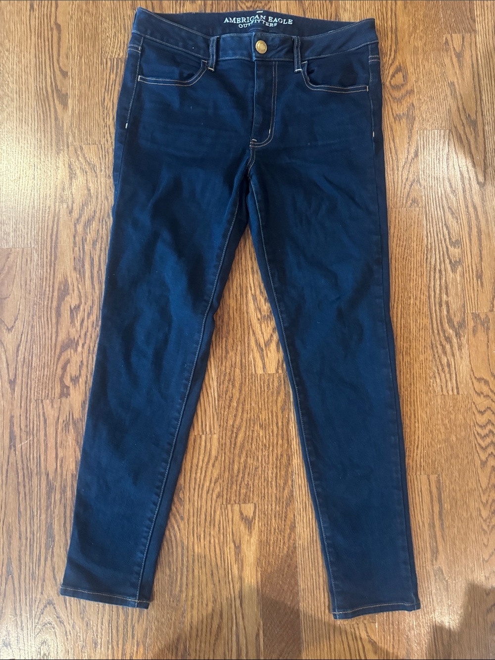 American Eagle Outfitters Dark Navy Skinny Jeans